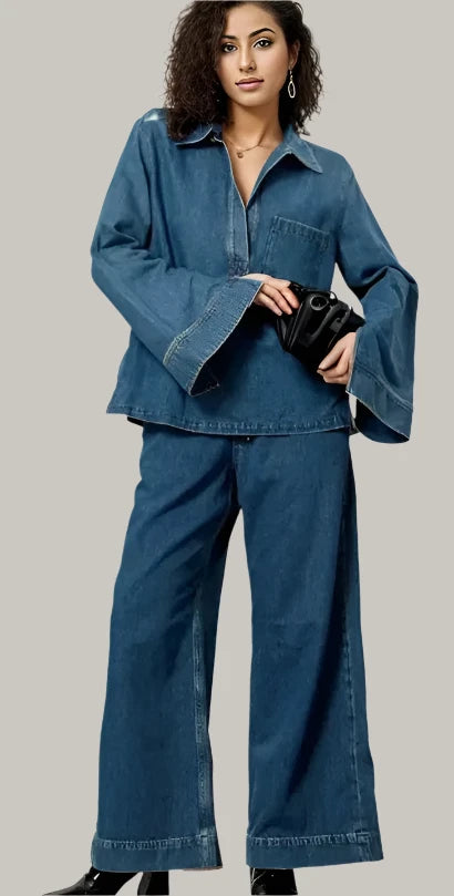 Denim Jeans Co ord Set