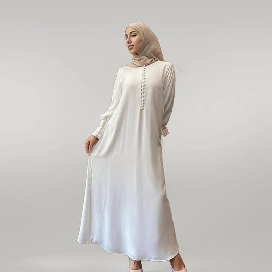 Casual Lantern Sleeve Comfortable Abaya